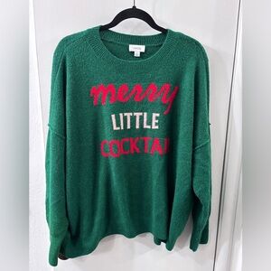 CeCe Merry Little Cocktail Sweater